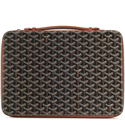 Goyard Compagnon Universel A4 Black Tan