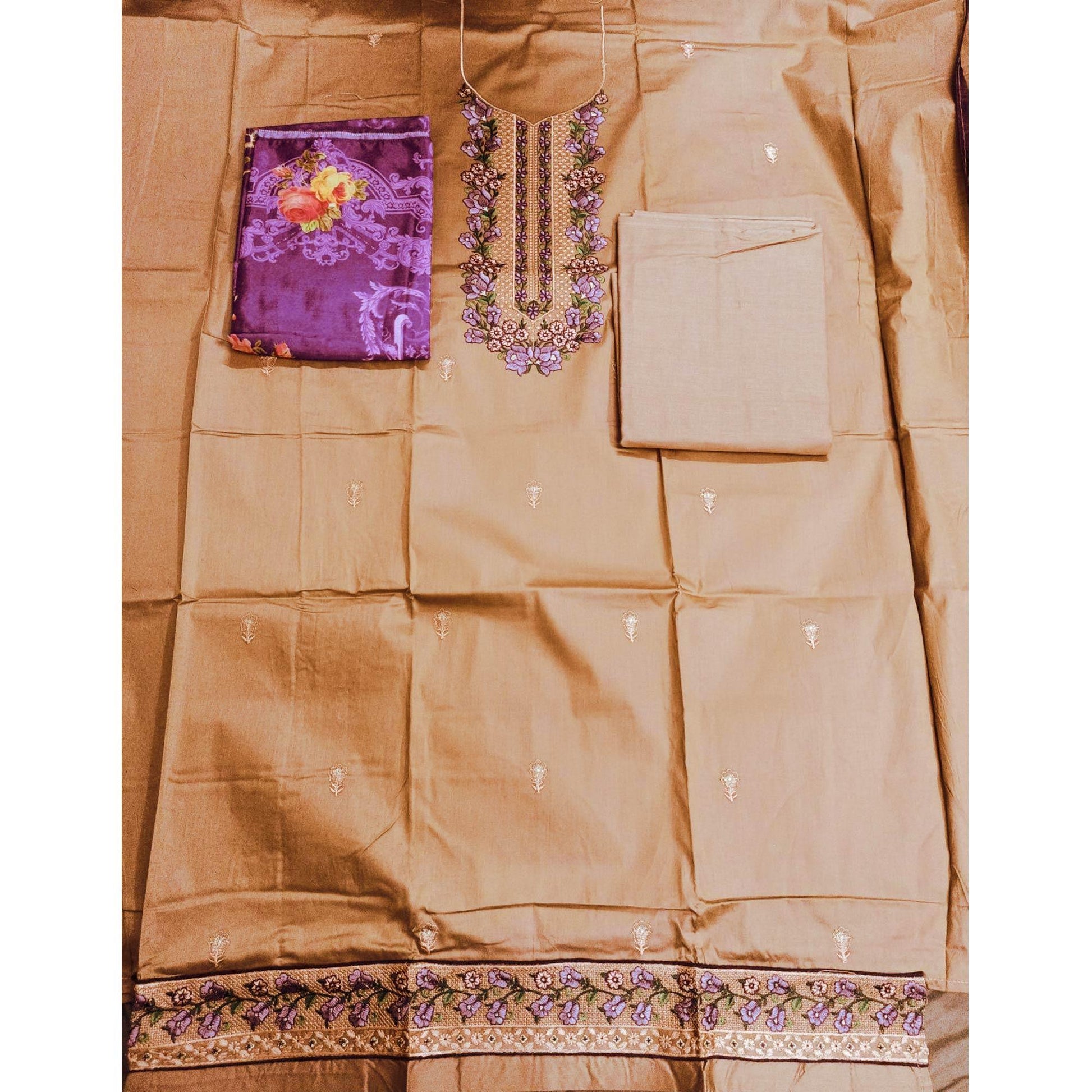 graceful-brown-colored-partywear-designer-embroidery-jam-cotton-salwar-suit-104423