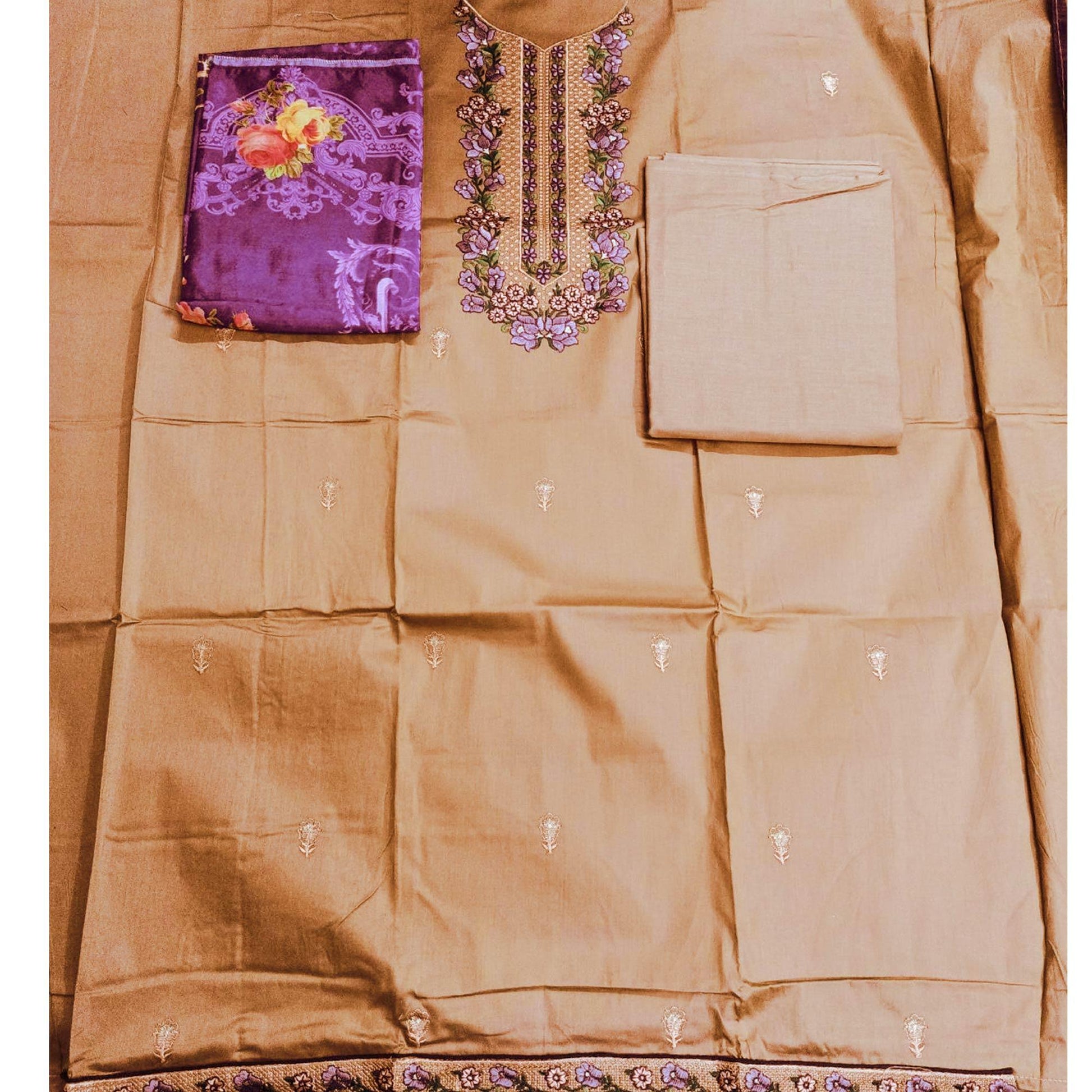 graceful-brown-colored-partywear-designer-embroidery-jam-cotton-salwar-suit-104423