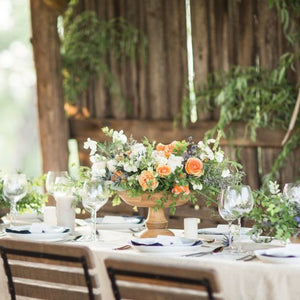 Graceful Coral Garden Wedding
