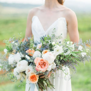 Graceful Coral Garden Wedding