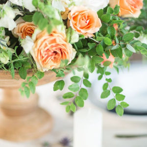 Graceful Coral Garden Wedding