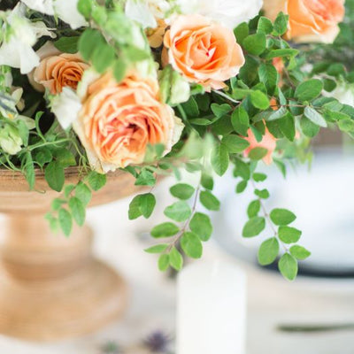 Graceful Coral Garden Wedding