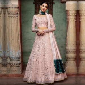 graceful-dusty-pink-coloured-festive-wear-fancy-sequence-work-georgette-lehenga-choli-92578