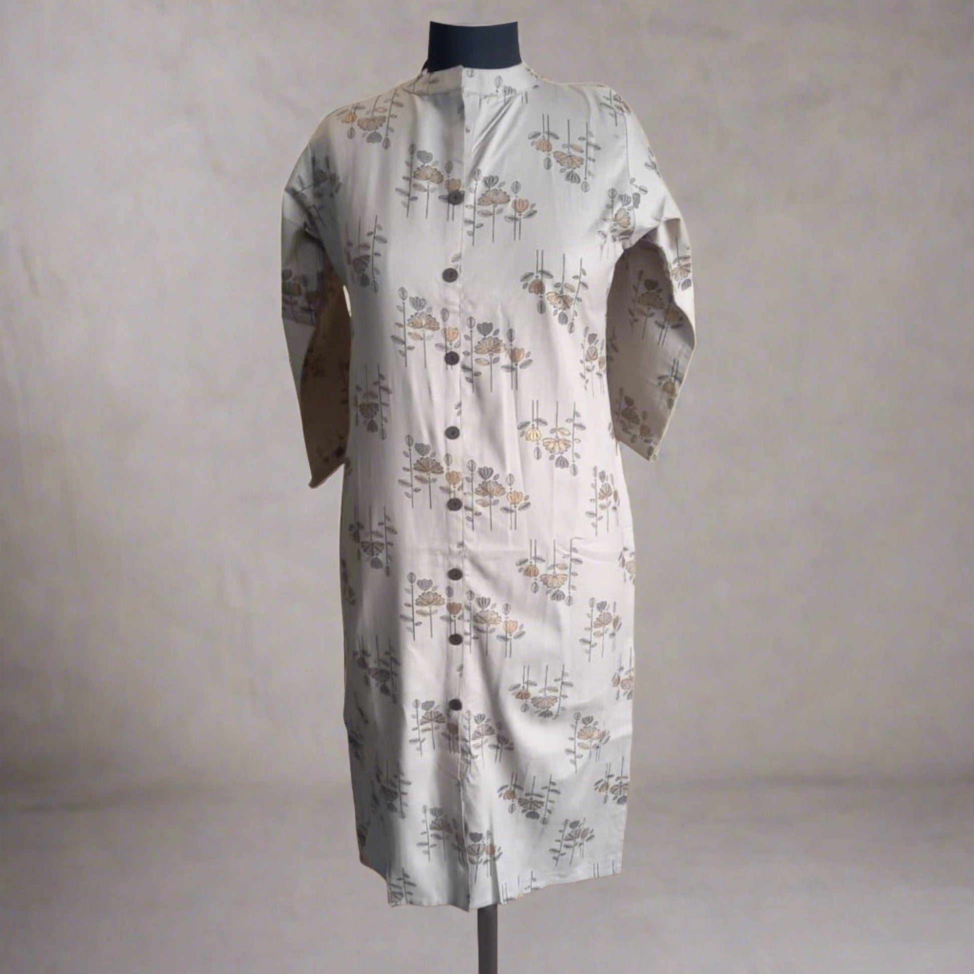graceful-grey-colored-casual-printed-cotton-kurti
