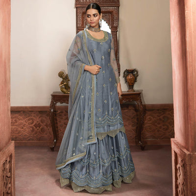 graceful-grey-coloured-partywear-embroidered-super-net-sharara-style-salwar-suit-98009