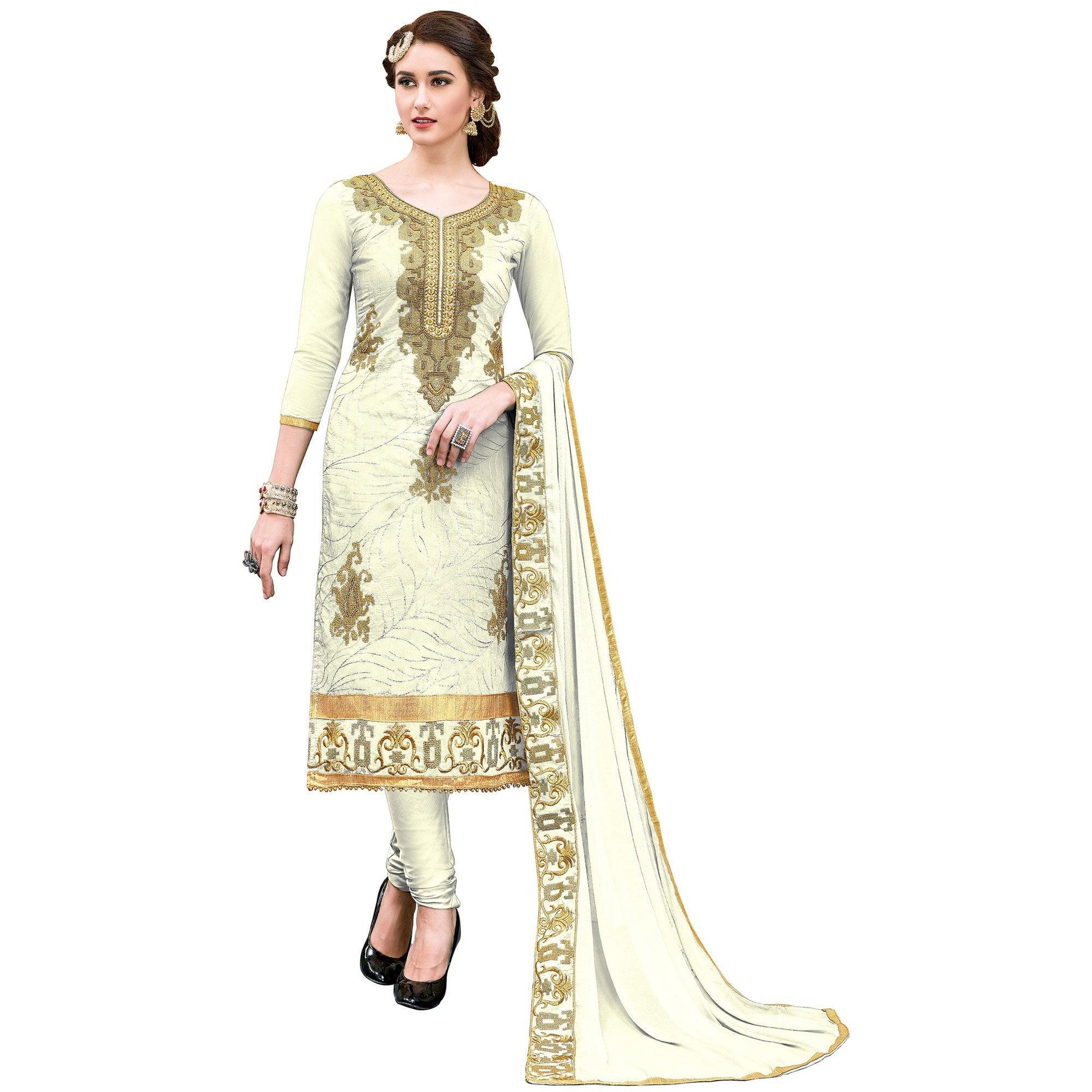 graceful-off-white-colored-party-wear-embroidered-modal-dress-material