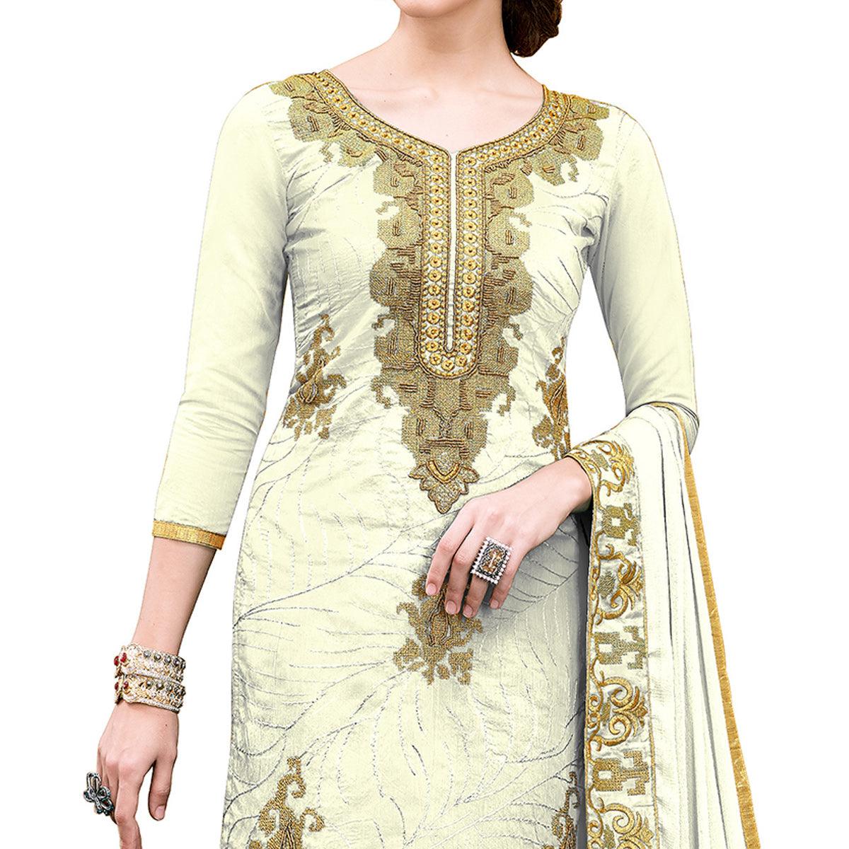 graceful-off-white-colored-party-wear-embroidered-modal-dress-material