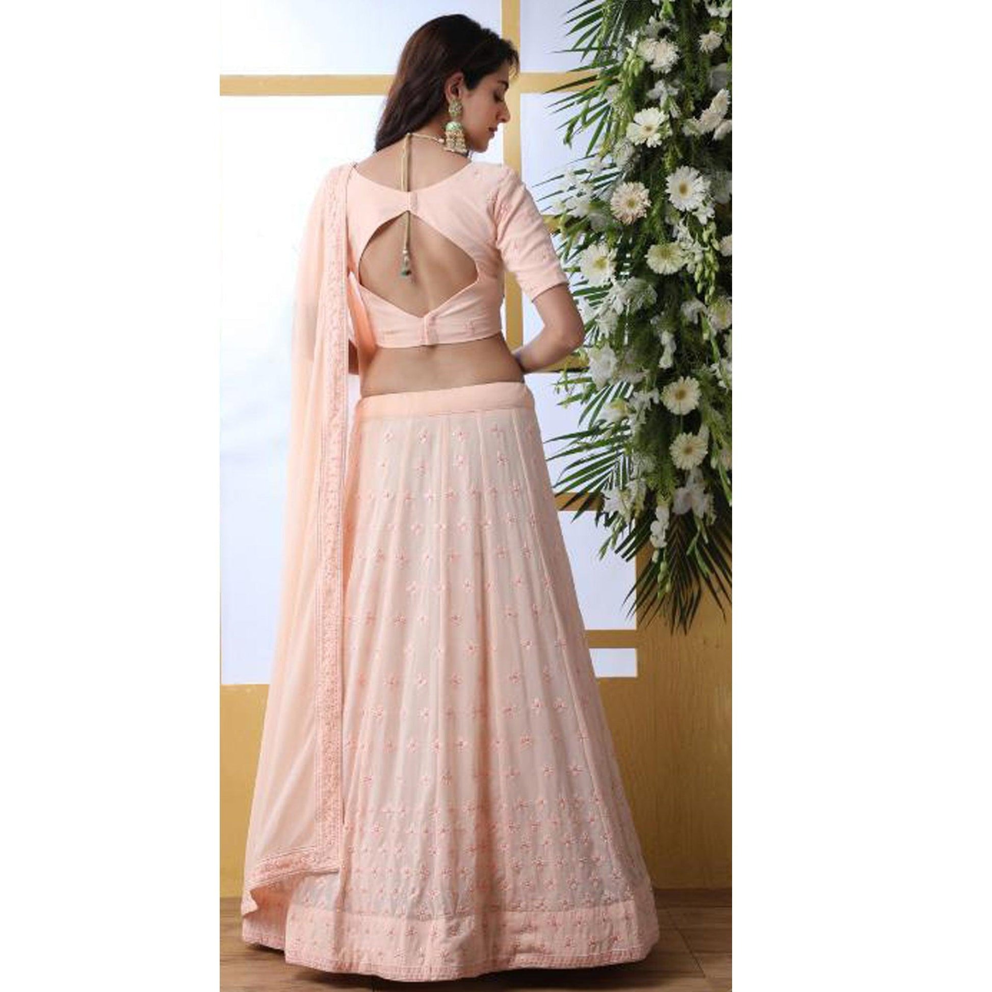 graceful-peach-colored-party-wear-embrodiered-georgette-lehenga-choli-71108