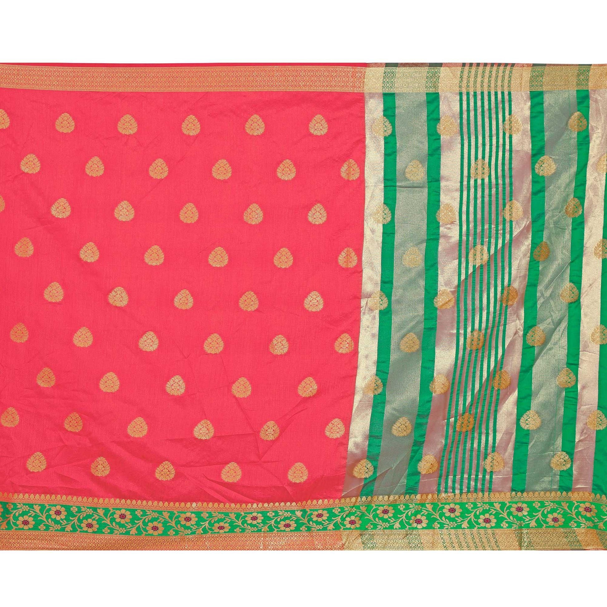 graceful-pink-colored-festive-wear-woven-art-silk-saree-38463