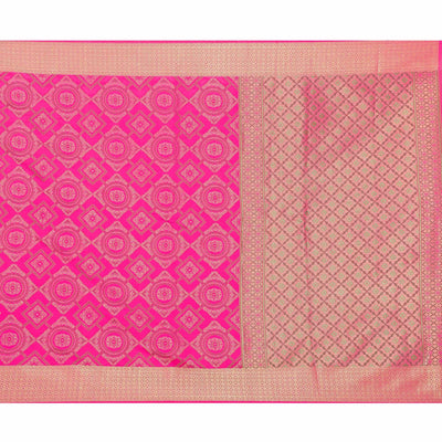 graceful-pink-colored-festive-wear-woven-banarasi-silk-saree