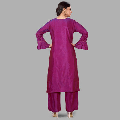 graceful-purple-colored-partywear-embroidered-pure-viscose-santoori-kurti-palazzo-set-105537