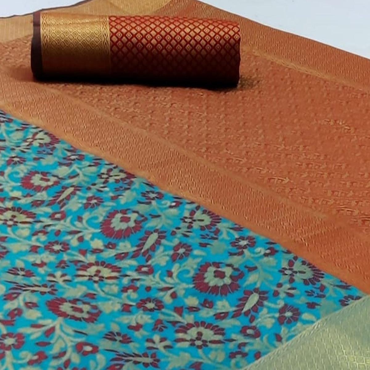 graceful-sky-blue-colored-festive-wear-woven-patola-silk-saree-97953