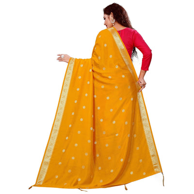 graceful-yellow-colored-festive-wear-woven-art-silk-viscose-dupatta-with-tassels-46885