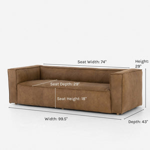 Graham Leather Sofa