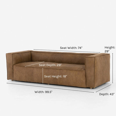 Graham Leather Sofa