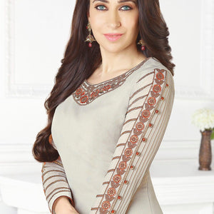 beautiful-gray-red-designer-embroidered-faux-georgette-salwar-suit