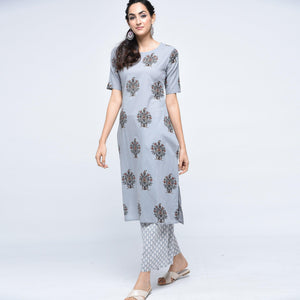 graceful-gray-colored-casual-printed-cotton-palazzo-suit
