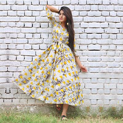 beautiful-gray-yellow-colored-designer-partywear-printed-pure-rayon-kurti-43393
