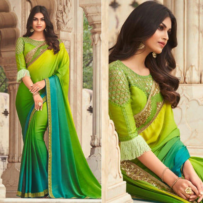 green-and-blue-floral-sequence-embroidered-art-silk-saree