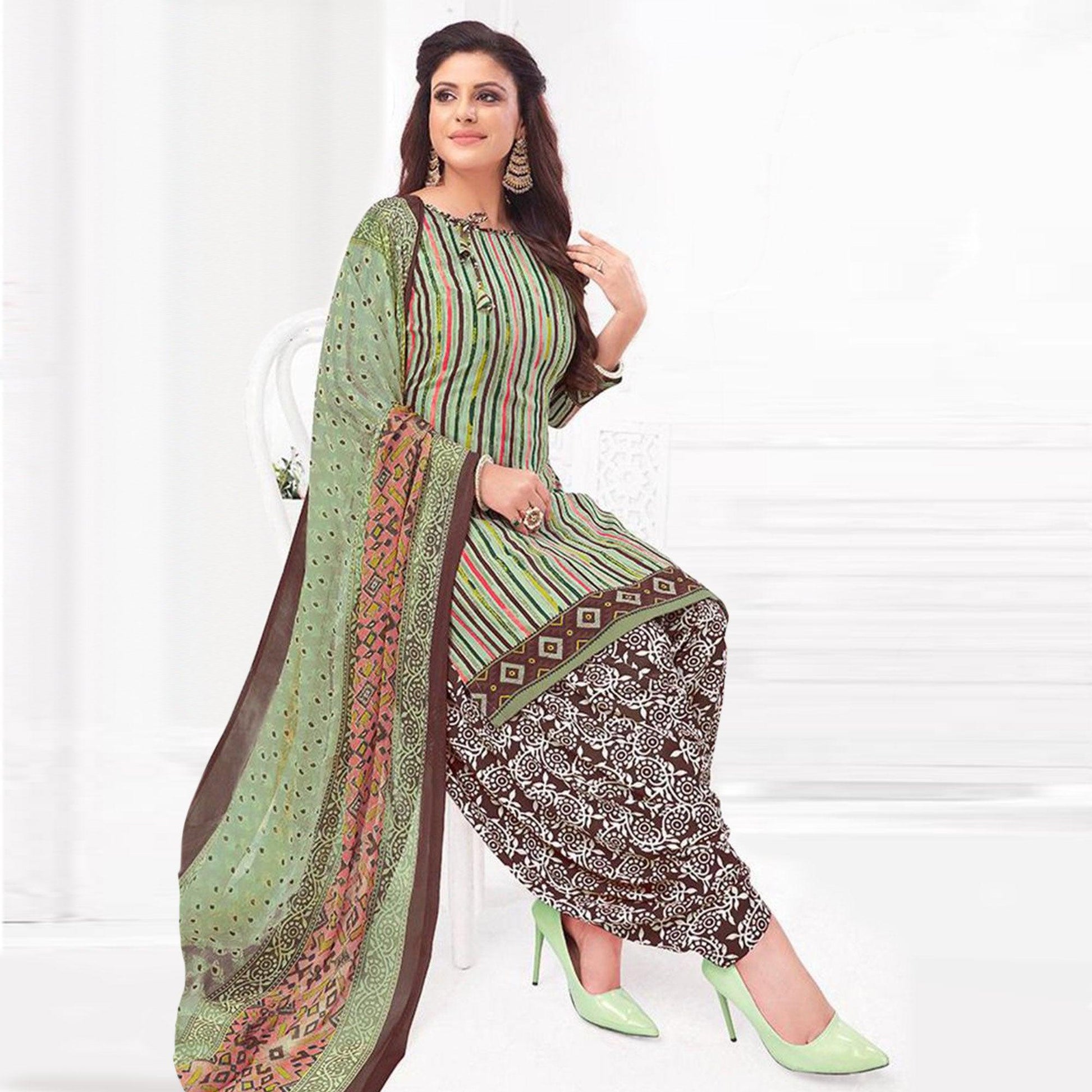 green-and-blue-patiala-crepe-dress-material-pack-of-3
