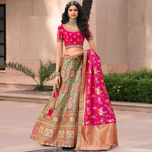 green-pink-wedding-wear-floral-embroidered-with-woven-banarasi-silk-lehenga-choli-123518