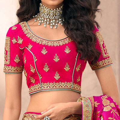 green-pink-wedding-wear-floral-embroidered-with-woven-banarasi-silk-lehenga-choli-123518