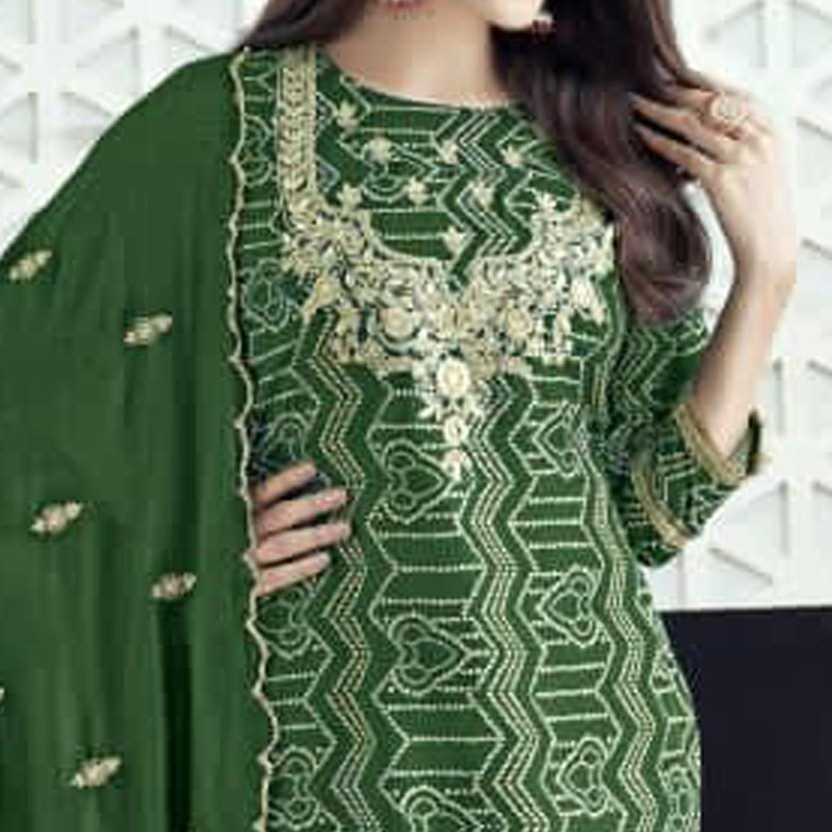green-bandhani-printed-with-gota-patti-muslin-salwar-suit