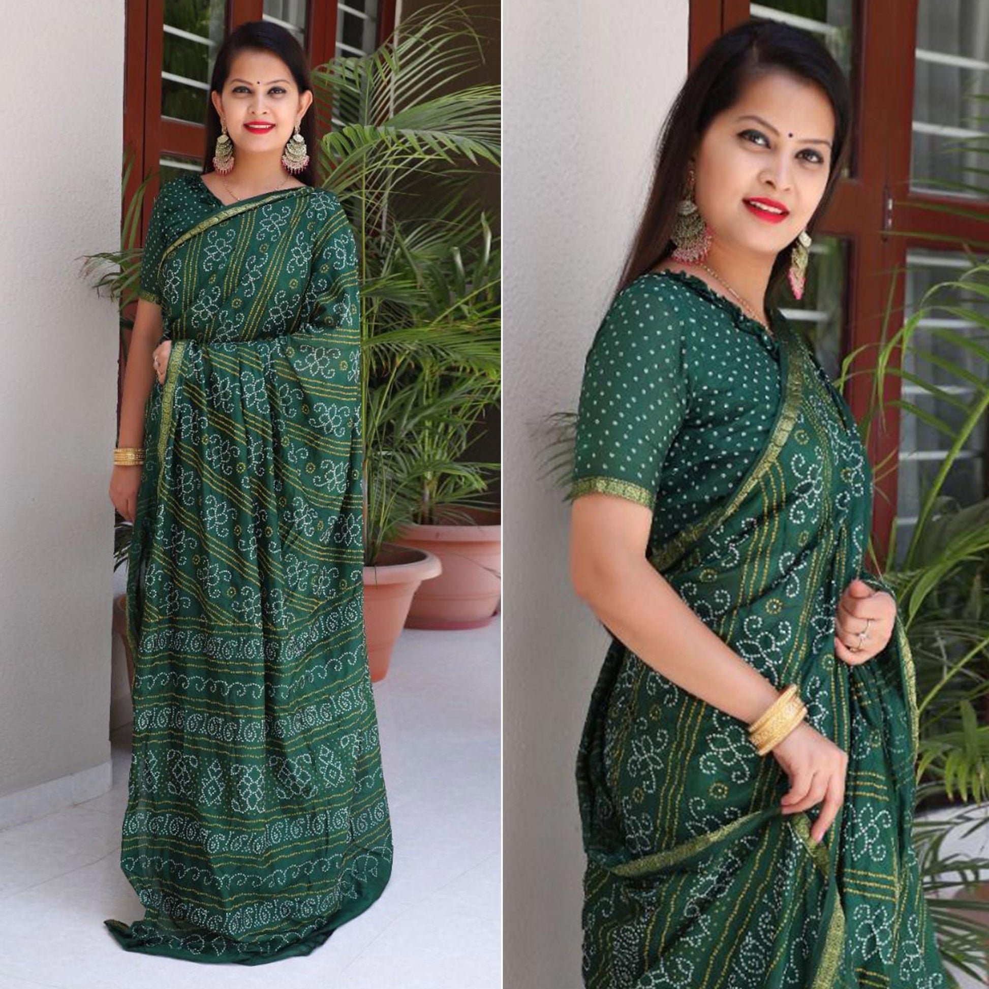 green-bandhani-printed-with-woven-border-tapetta-silk-saree-1