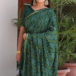green-bandhani-printed-with-woven-border-tapetta-silk-saree-1