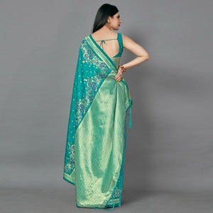 green-casual-silk-blend-printed-saree-with-unstitched-blouse-94014