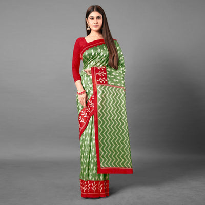 green-casual-wear-abstract-art-silk-saree-111526