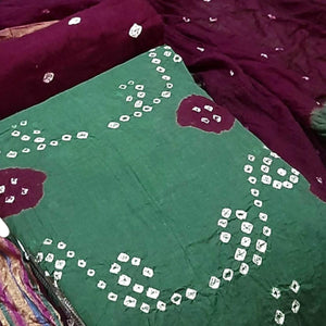 green-festive-wear-bandhej-and-woven-pure-cotton-dress-material-111777