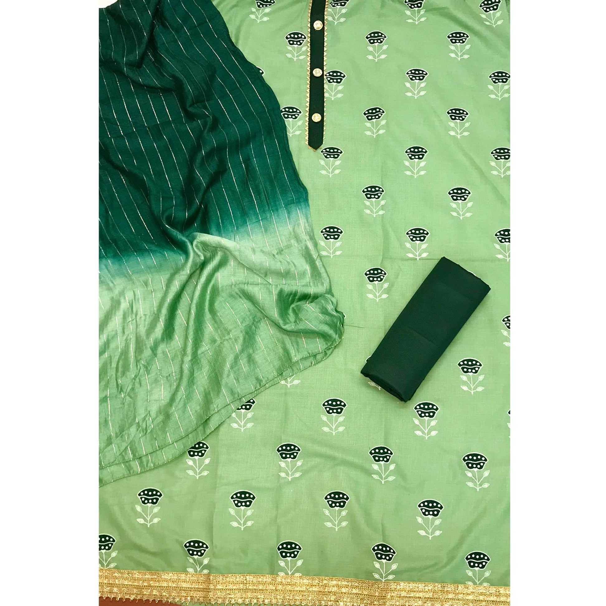 green-casual-wear-block-printed-cotton-dress-material-139078