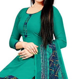 green-casual-wear-poly-crepe-dress-material-124321