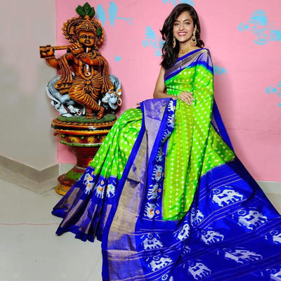 green-casual-wear-designer-hand-black-printed-cotton-linen-saree-110462