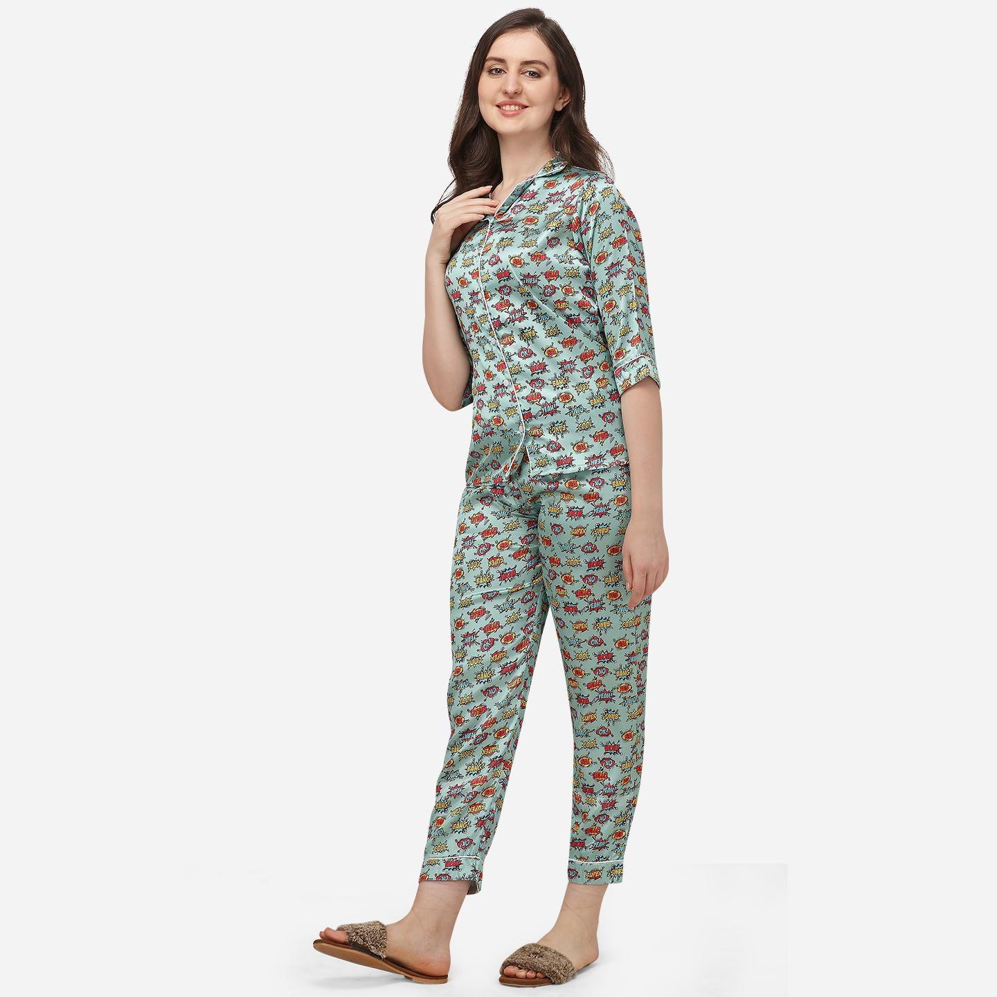 green-casual-wear-digital-printed-satin-night-suit-125909