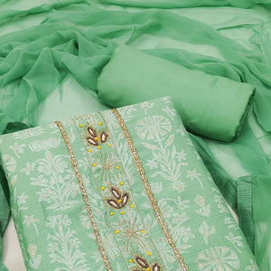 green-casual-wear-embellished-with-printed-cotton-dress-material-139603