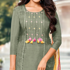 green-casual-wear-embroidered-chanderi-cotton-dress-material-128542