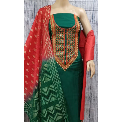 green-casual-wear-embroidered-cotton-dress-material-130148