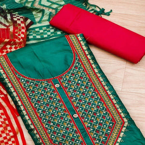 green-casual-wear-embroidered-cotton-dress-material-130148