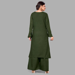 green-casual-wear-embroidered-cotton-pallazo-suit-105660