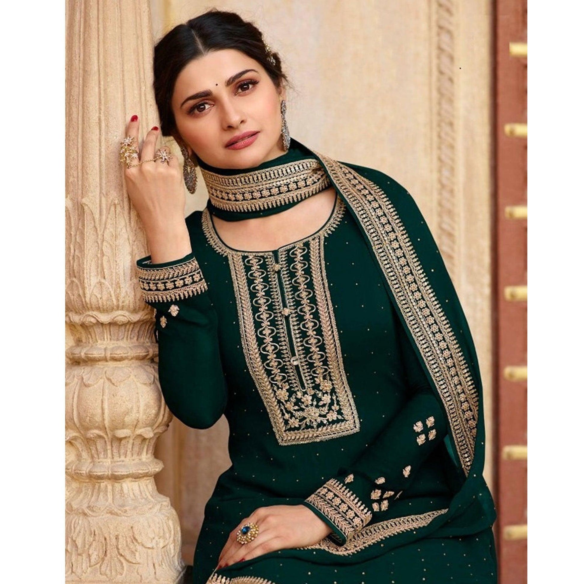 green-casual-wear-embroidered-faux-georgette-salwar-suit-112173