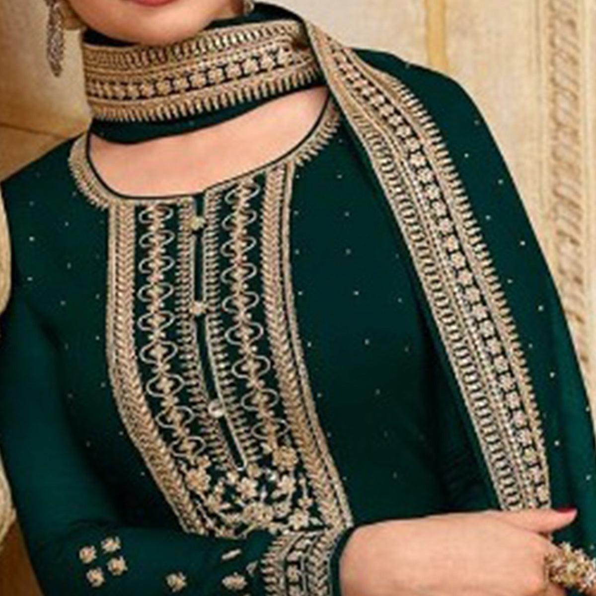 green-casual-wear-embroidered-faux-georgette-salwar-suit-112173