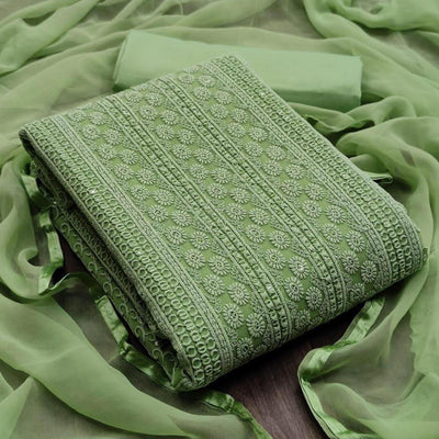 green-casual-wear-embroidered-georgette-dress-material-136166