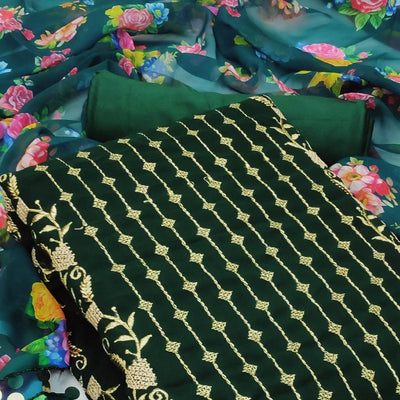 green-casual-wear-embroidered-georgette-dress-material-111810