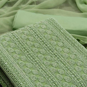 green-casual-wear-embroidered-georgette-dress-material-136166