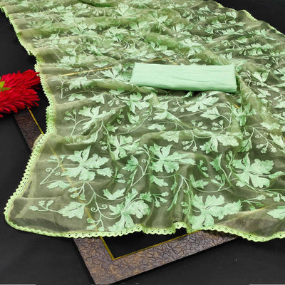 green-casual-wear-embroidered-organza-saree-119386