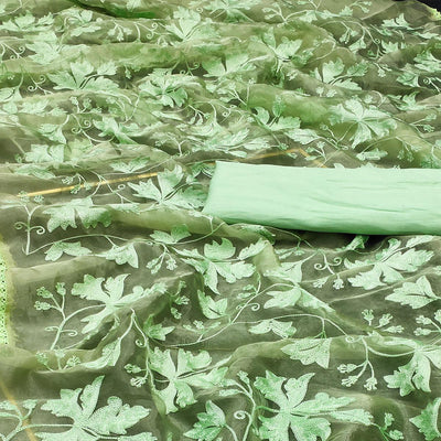 green-casual-wear-embroidered-organza-saree-119386
