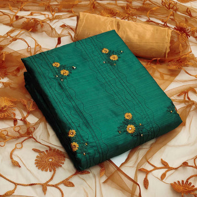green-casual-wear-embroidered-silk-dress-material-131160